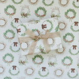 Holiday Wreath Gift Wrap