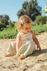 Wide-Leg Pant Set in Petite Bloom