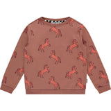 All Over Print Crew Neck Pullover Sweatshirt