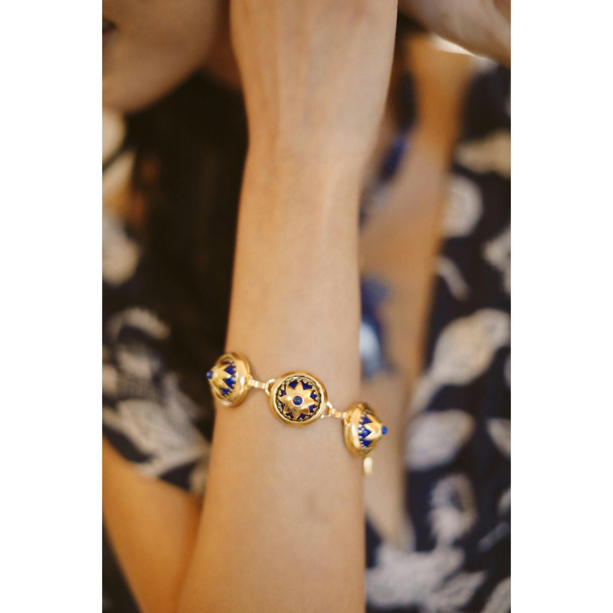 Indigo Bubble Bracelet