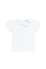 Blue Heart Print Tee