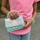 Mermaid Tail Pearl Handle Bag