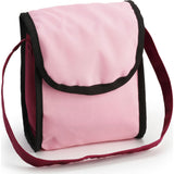 Trendy Pram Stroller for Toy Baby Dolls in Red/Pink