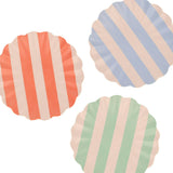 Stripy Reusable Bamboo Small Plates