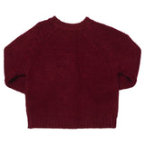 Girls Blossom Sweater - Pink Flower Embroidery