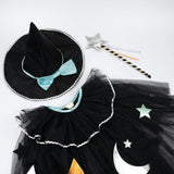 Tulle Appliqué Witch Cape