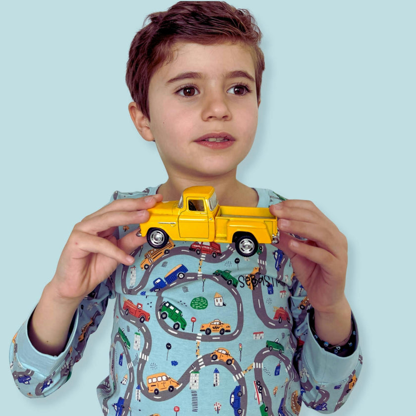 Print Long Sleeve Pajamas