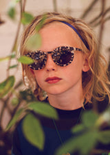 Classic | Sustainable Sunglasses | Plant-Based Bendable Polarized - Teen | 9-14 Y | Fog Tortoise