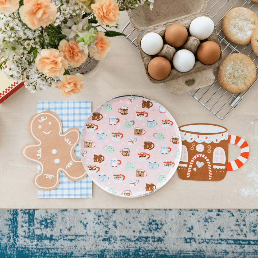 Baking Spirits Bright Gingerbread House Mug Large Napkins