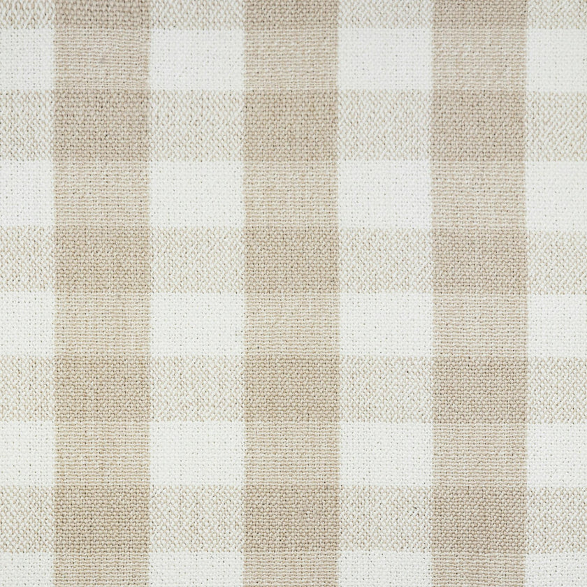 Crawford Pillowback Chair and a Half Comfort Swivel Glider in Tan Gingham