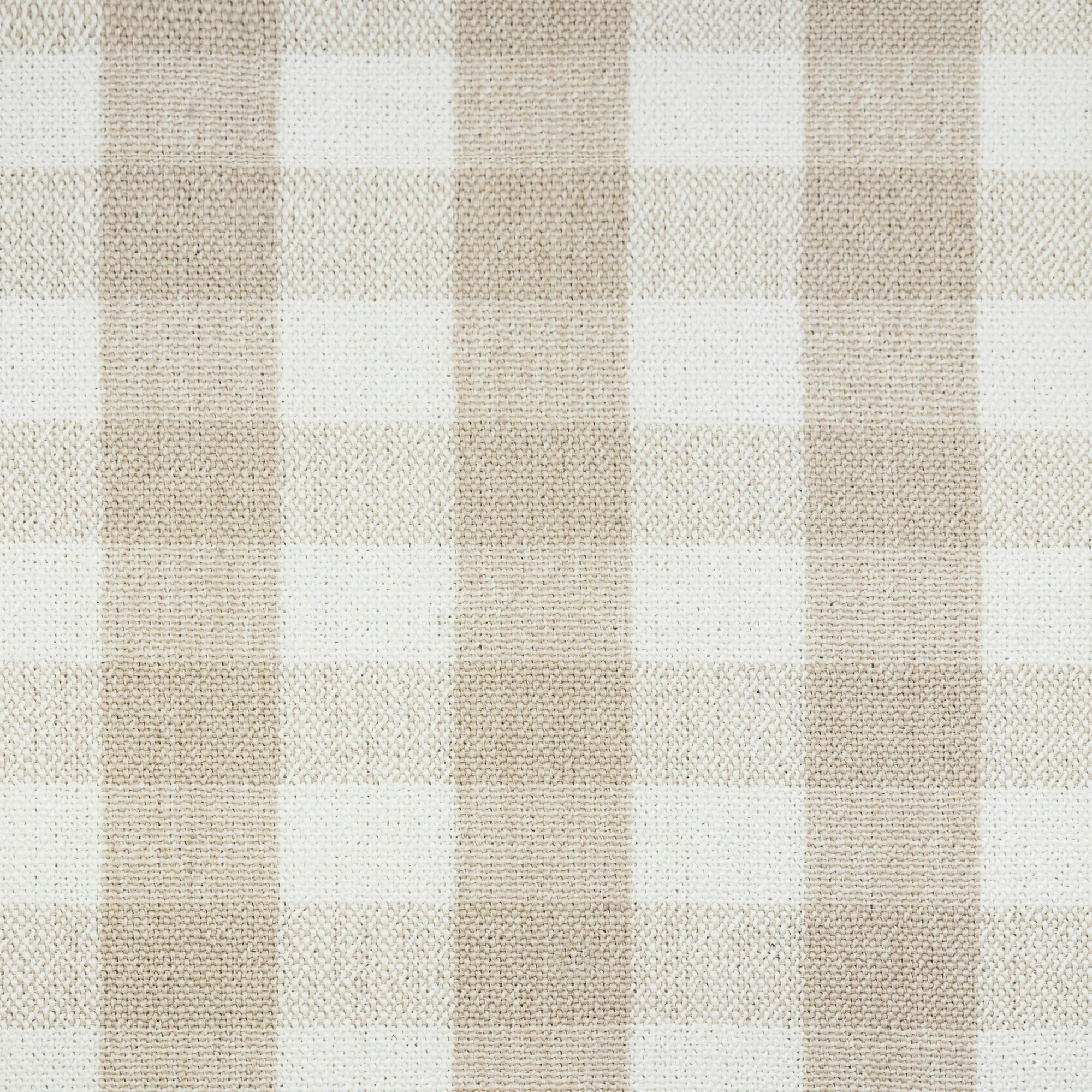 Crawford Pillowback Chair and a Half Comfort Swivel Glider in Tan Gingham