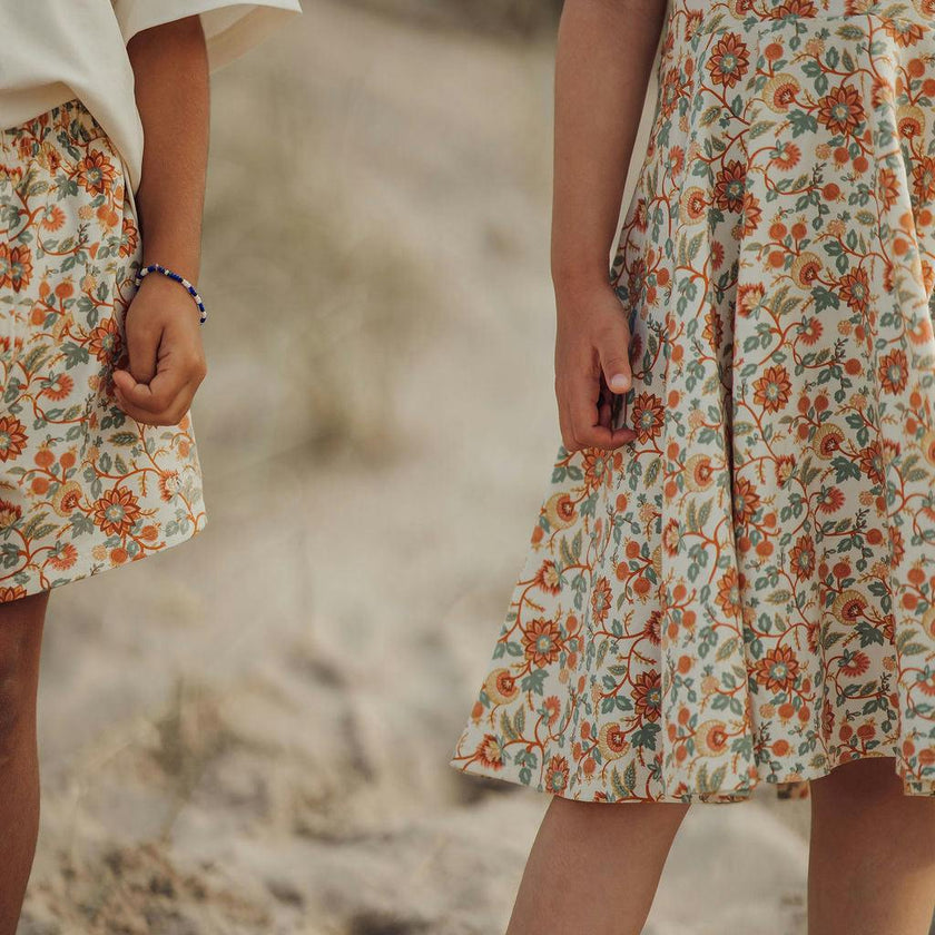 Sweetheart Twirl Dress | Organic Cotton Jersey - In Bloom