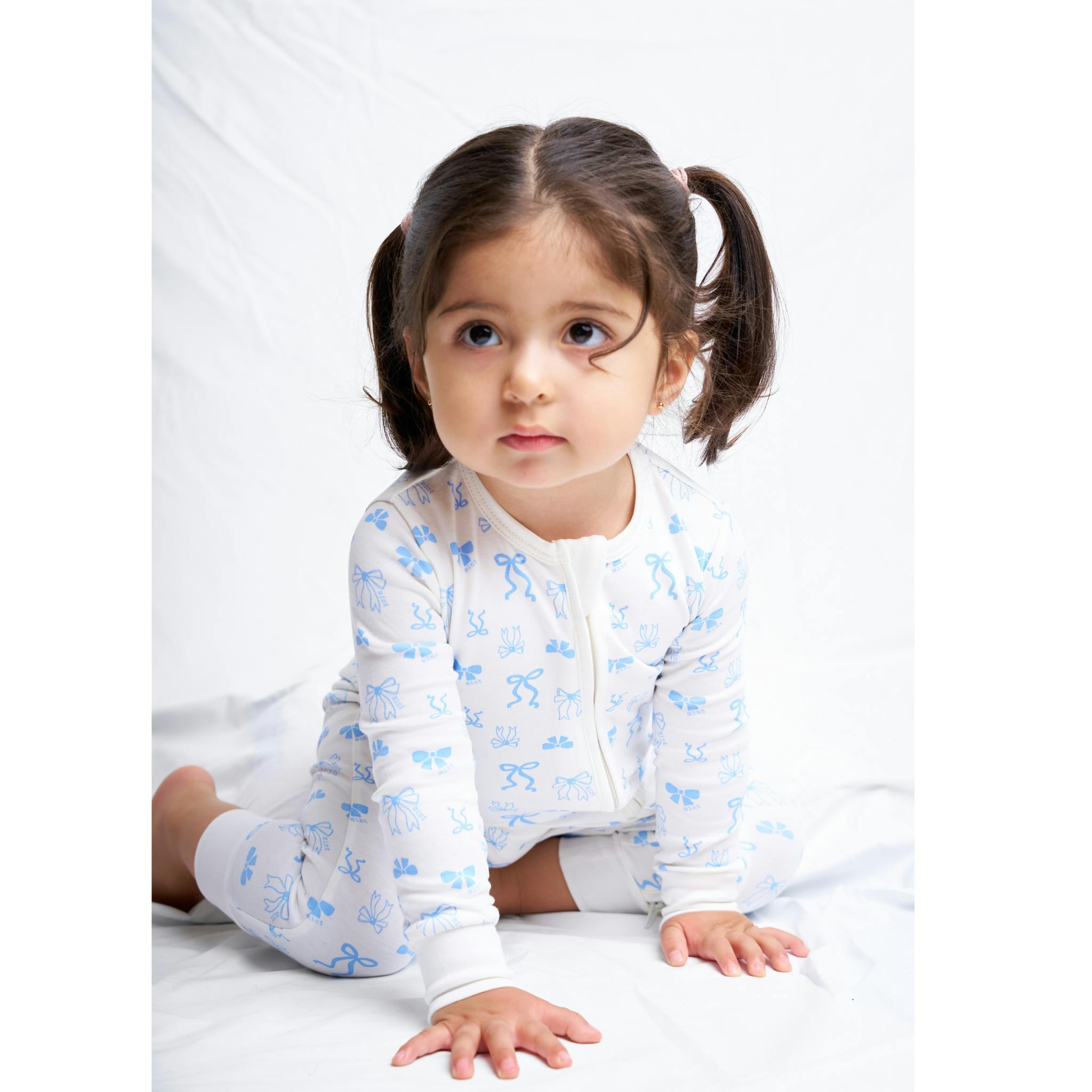 Coquette Zip-up Baby Bodysuit