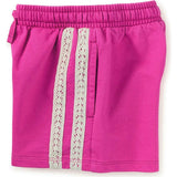 Crochet Sporty Shorts, Pink