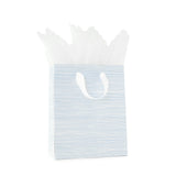 Blue Painted Stripe Gift Bag