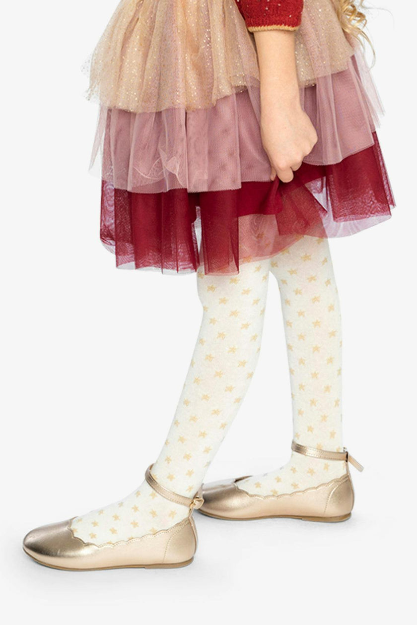 Multi Layer Glittering Mesh Skirt Red, Pink And Beige
