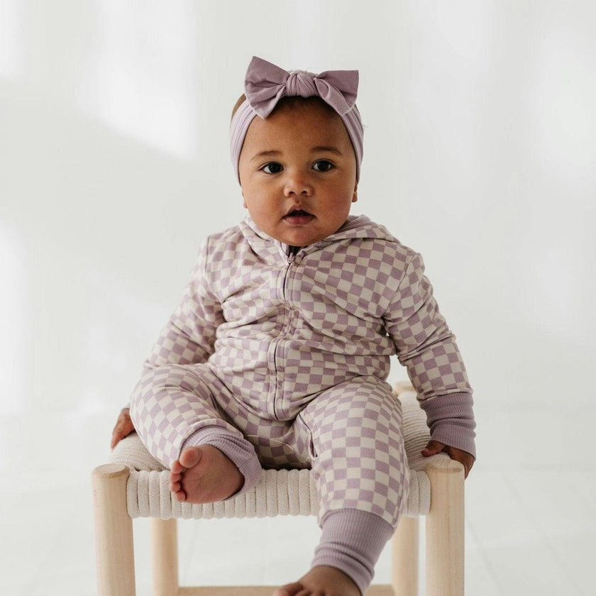 Baby Girl Terry Zip Romper