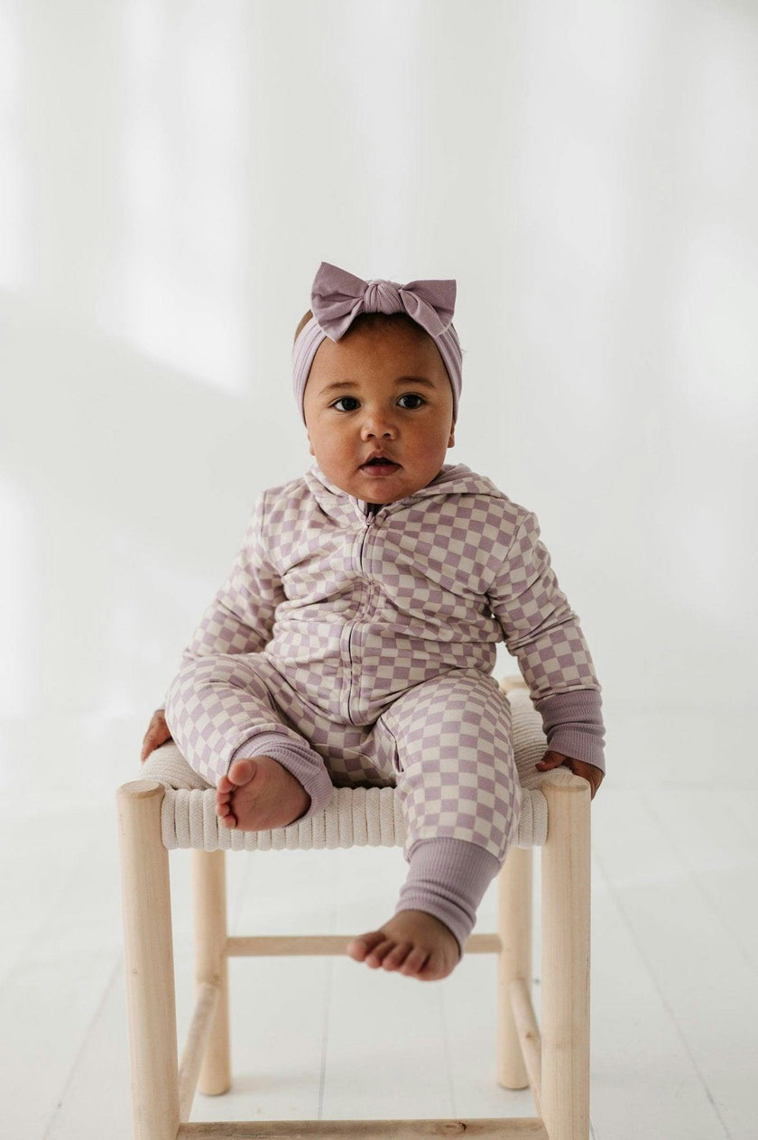 Baby Girl Terry Zip Romper