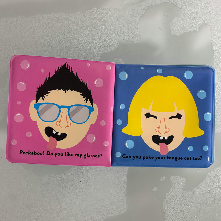 Bath Time: Book & Stickers - Funny Faces