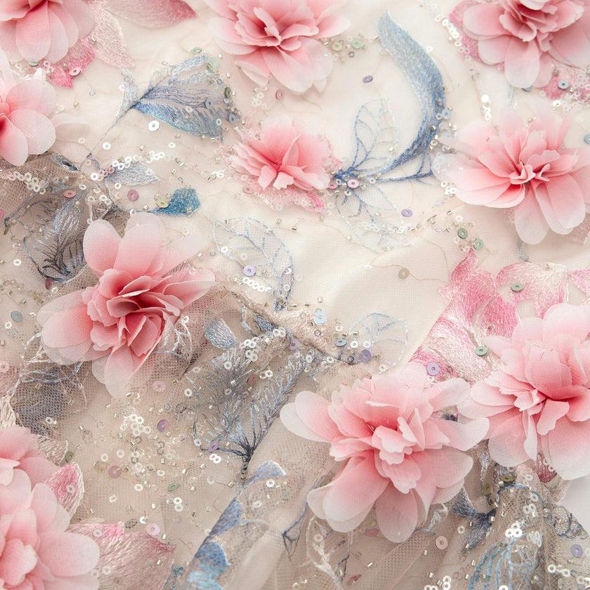 Rosalia Embroidered Mini Dress