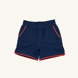 Boys' Court Shorts in Blue/Red