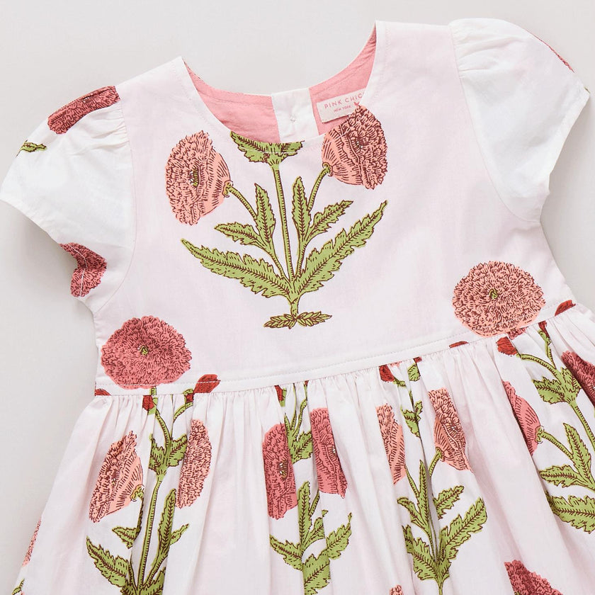 Girls Marisol Dress - Rose Dandelion