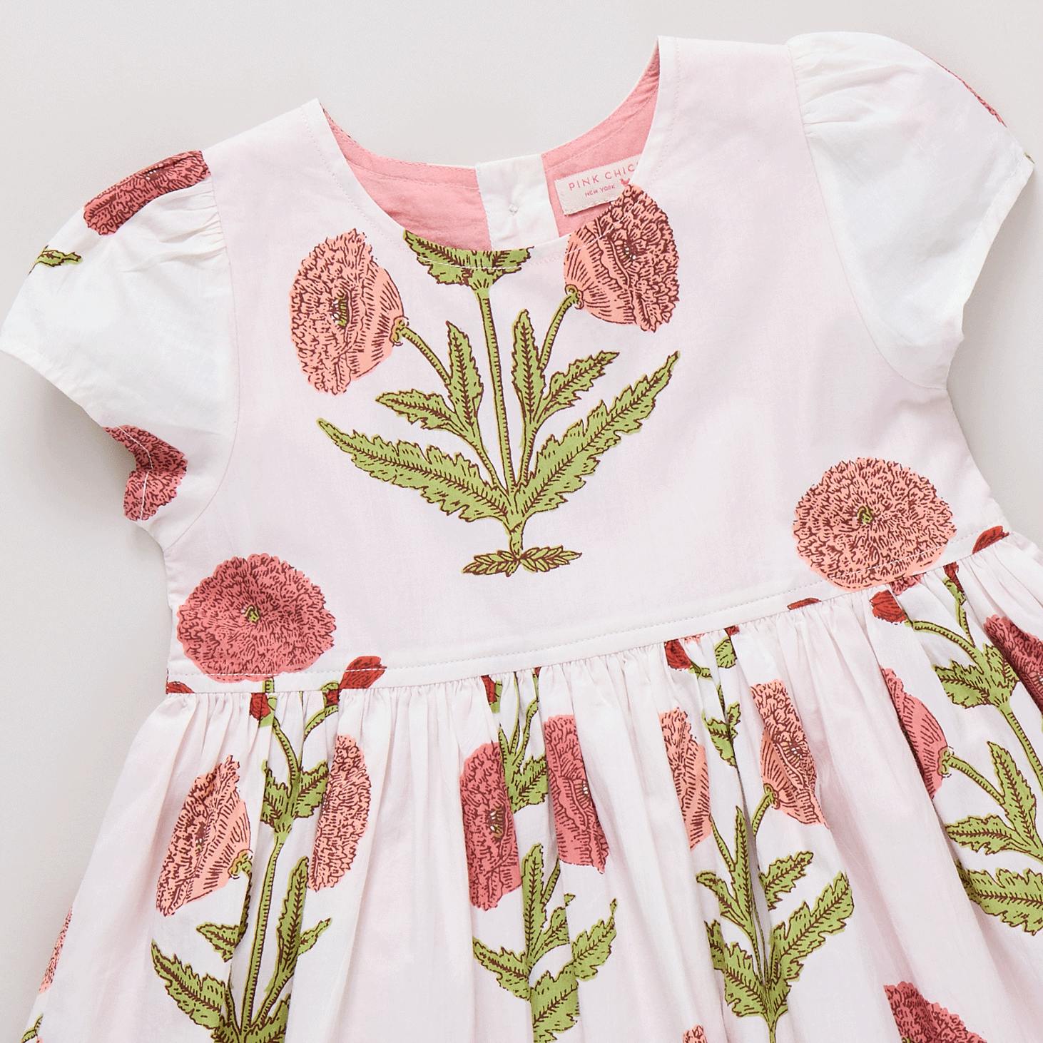 Girls Marisol Dress - Rose Dandelion