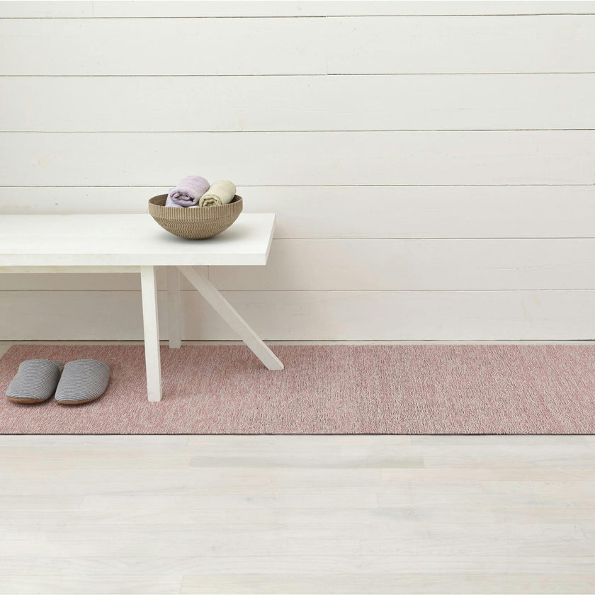 Heathered Shag Floor Mat, Pink