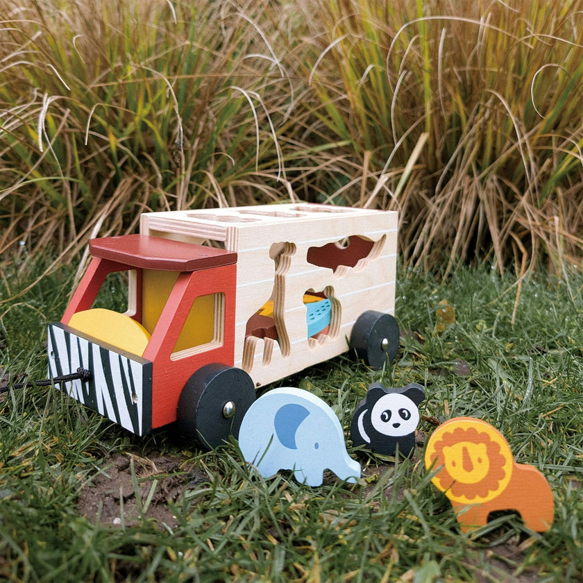 Shape Sorting Safari Truck