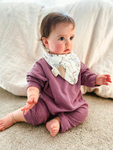 Ezra Woodland Cotton Bandana Baby Bib (3 Pack)