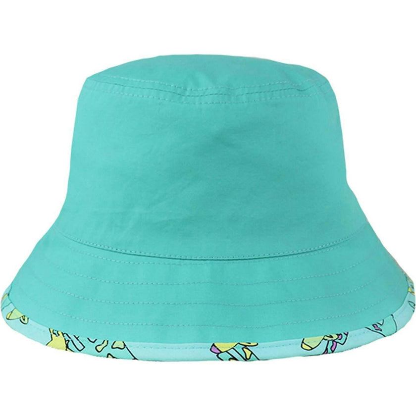 Reversible Adventurer Hat, Giraffe/turquoise