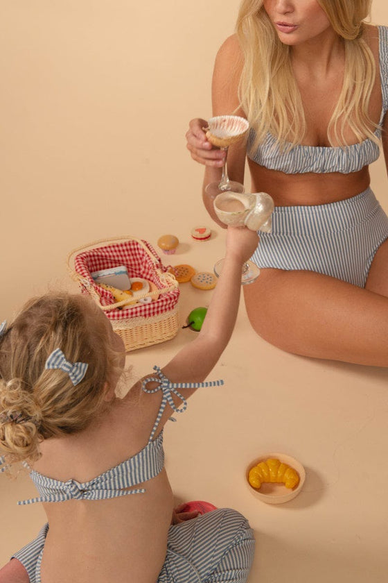 Mini Ruffle Top x Cabana Bikini Set