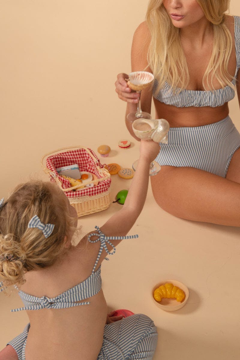 Mini Ruffle Top x Cabana Bikini Set