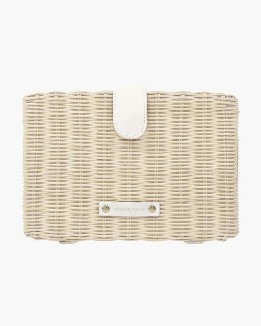 THE SNACKER - WHITE WICKER