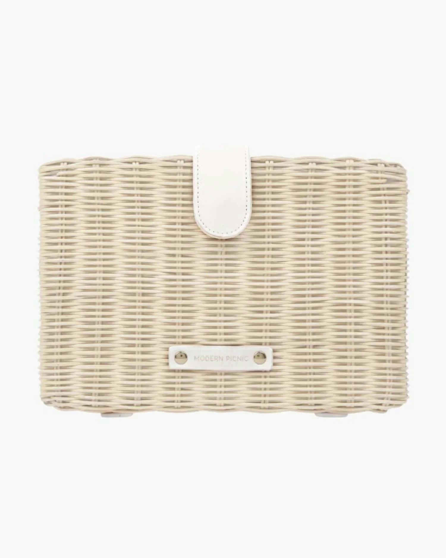 THE SNACKER - WHITE WICKER
