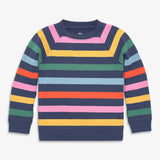 Kids sweatshirt in candy stripe