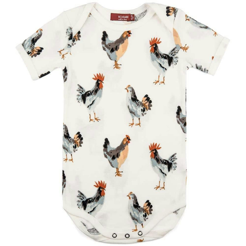 Organic Cotton Short Sleeve One Piece