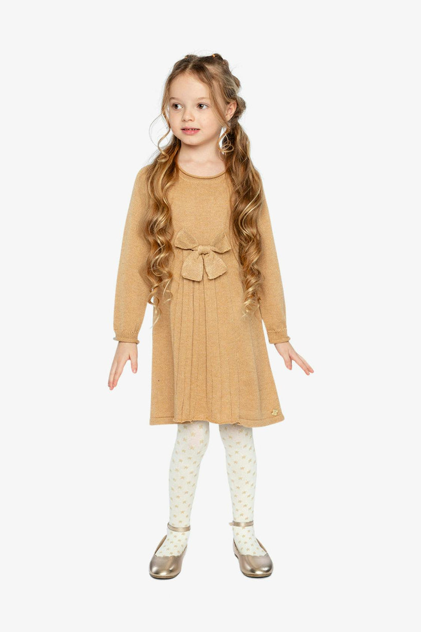 Knitted Dress Brown Cinnamon