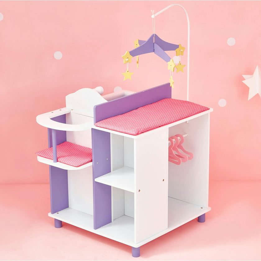Olivia's Little World Little Princess Baby Doll Changing Station with Storage