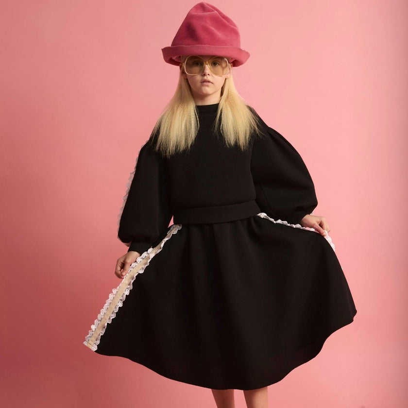 Neoprene Lace Skirt