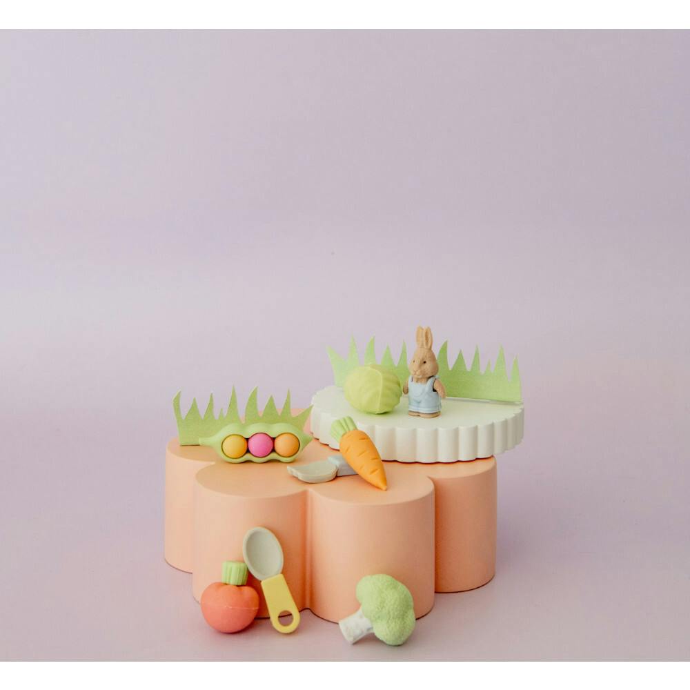 Bunnies In The Garden Eraser Set