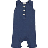 Ribbed Sleeveless Romper