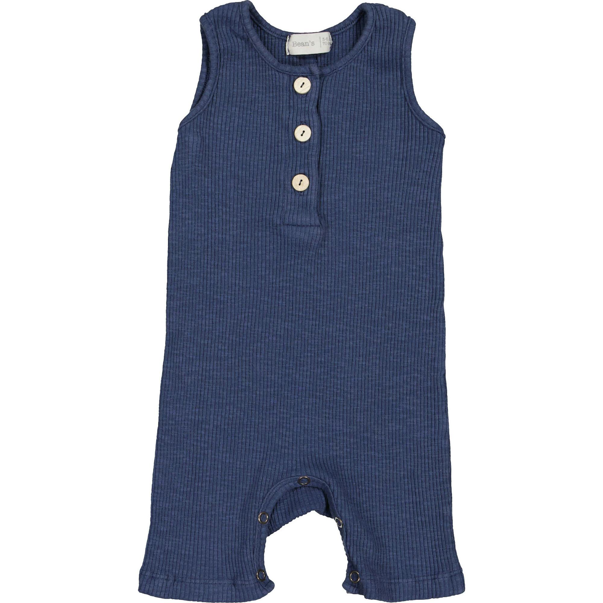 Ribbed Sleeveless Romper