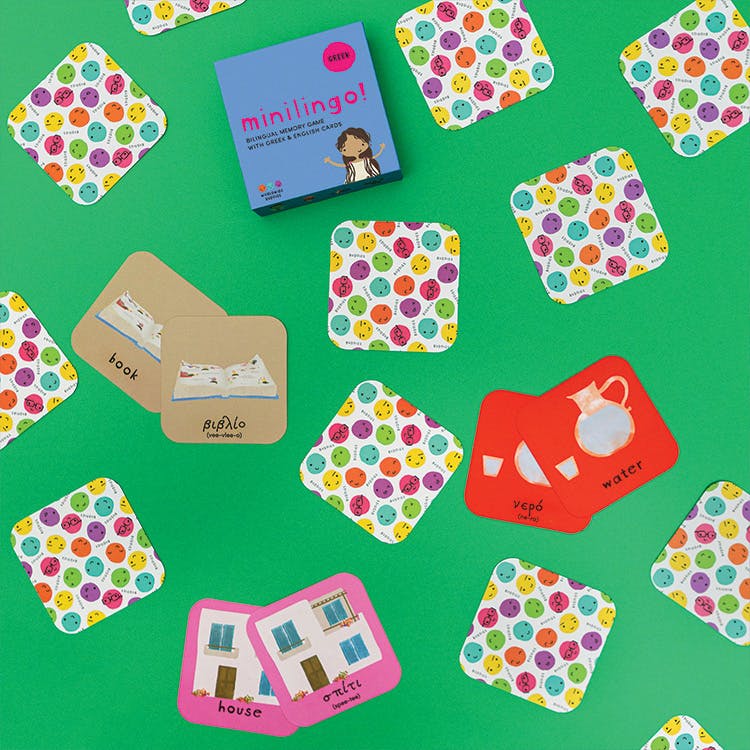 Minilingo, Greek/English Flashcards