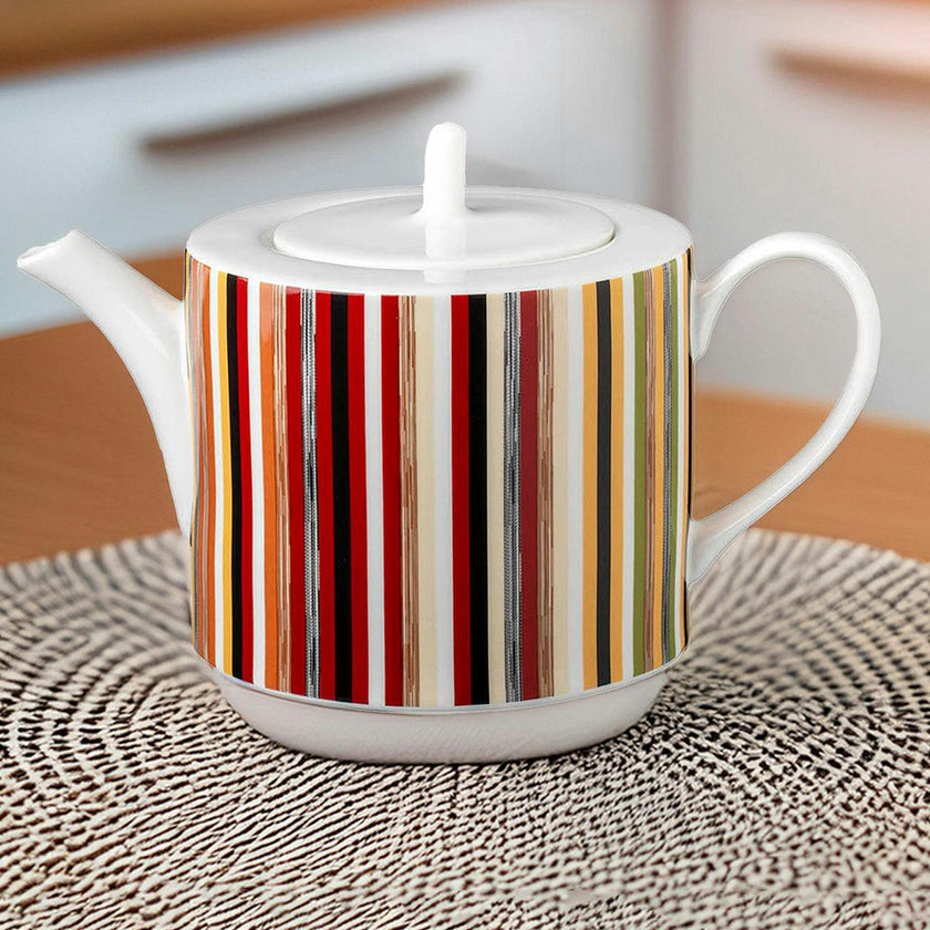 Tea Pot-Coffee Pot STRIPES JENKINS 148 - Ø 12 x H 13 Cm