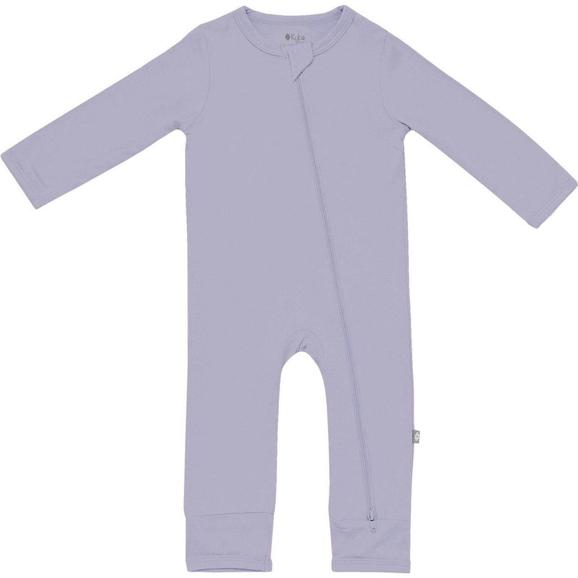 Zippered Romper, Taro