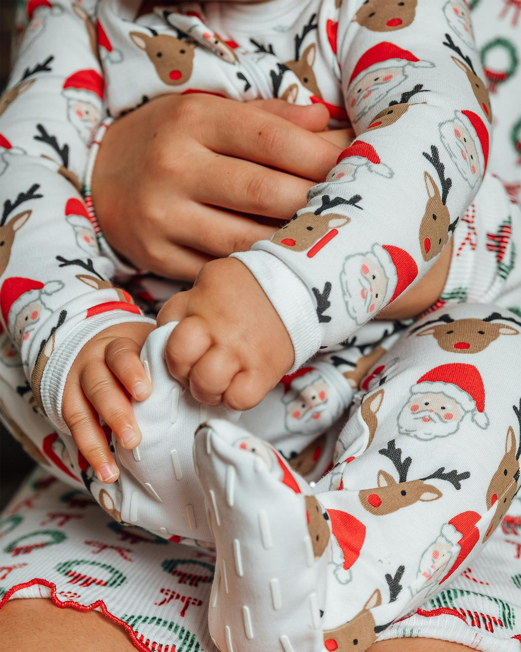 The Organic Zipper Footie [Santas Squad]