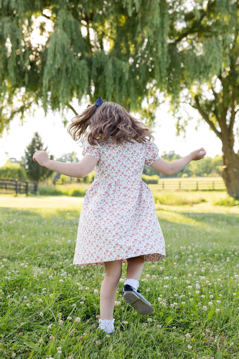 Floral Dress with Tie