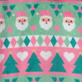 Tween (7-16) Girls Plush Hoodie | Holiday Fair Isle