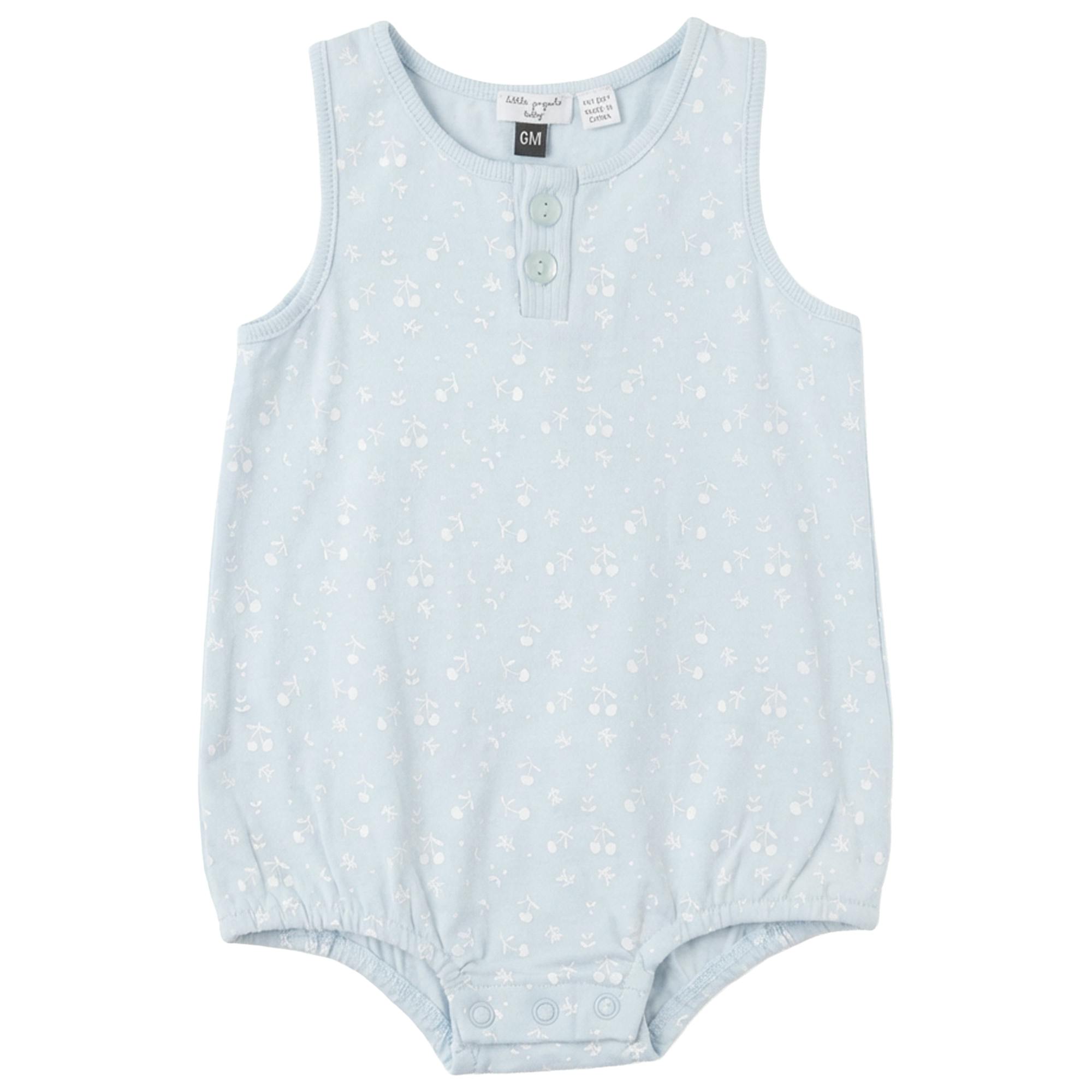Cherry Leaf Printed Romper